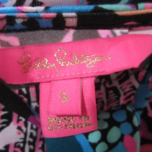 Lilly Pulitzer S Shae Knee Length Dress Belted - Picture 2 of 9